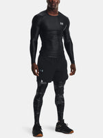 Under Armour Férfi kompressziós HG IsoChill Prnt leggings, fekete