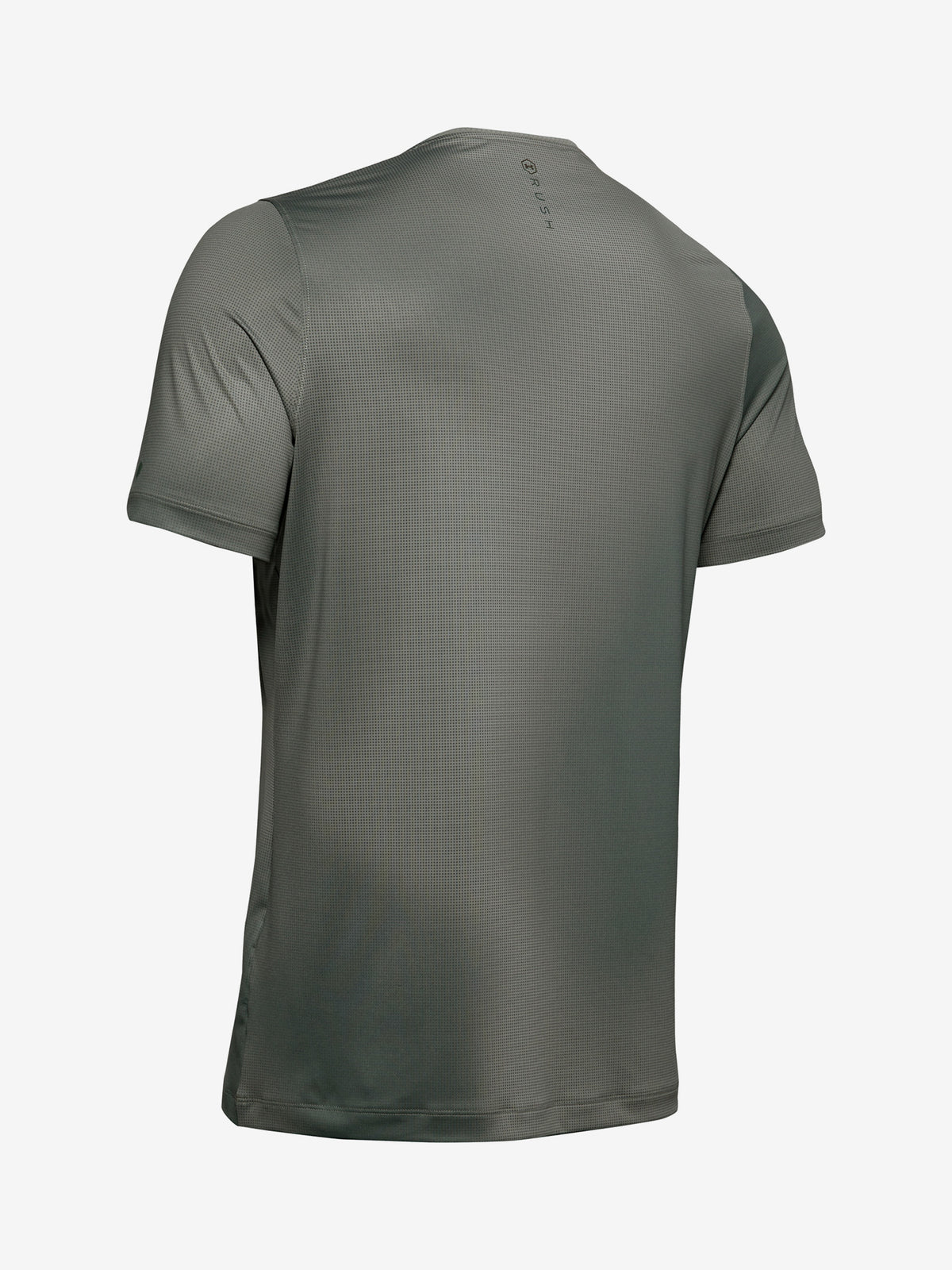 Under Armour Férfi kompressziós HG Rush Fitted SS Printed póló, zöld