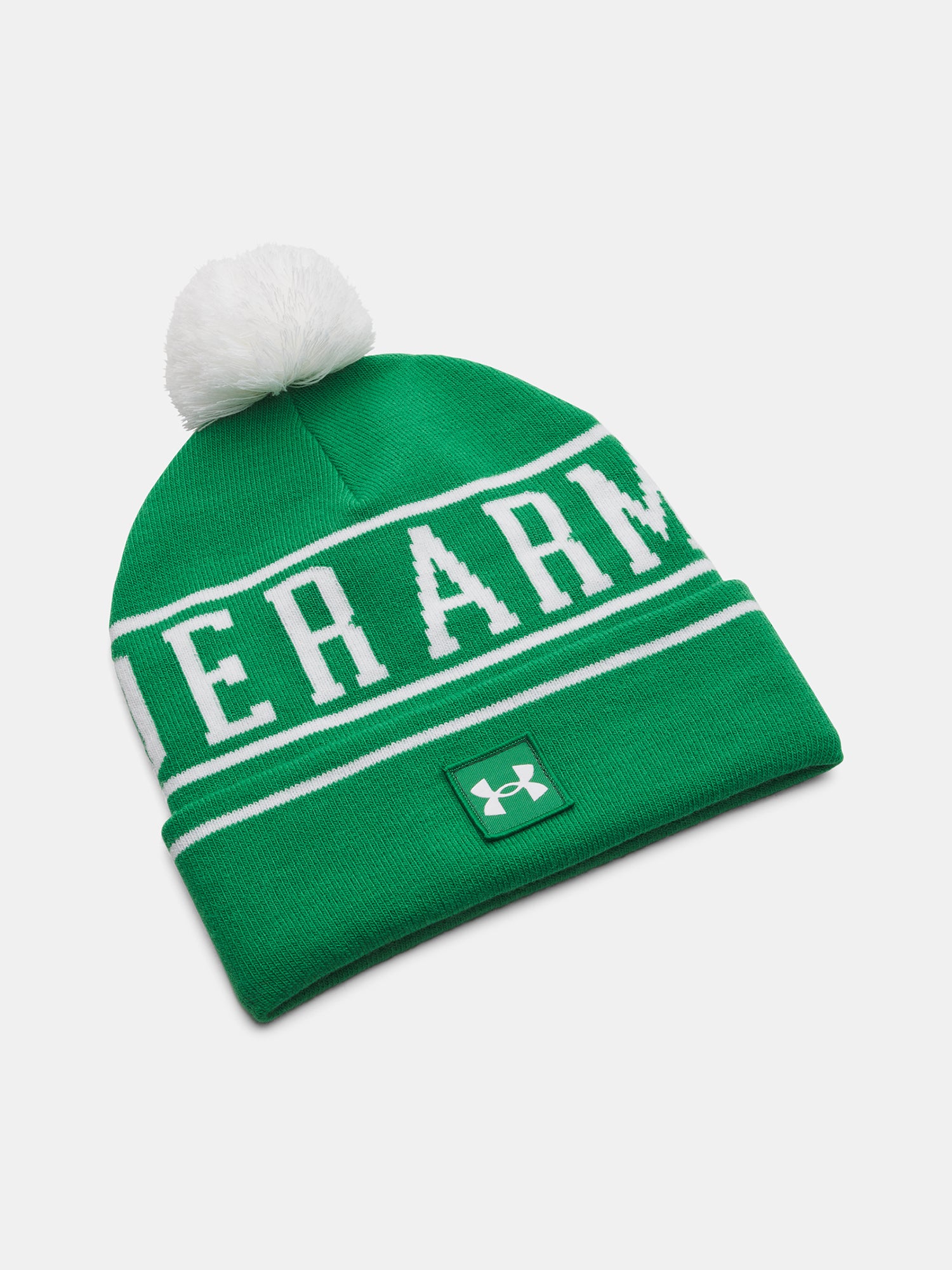 Under Armour Férfi M Halftime Pom Beanie-GRN Kötött sapka