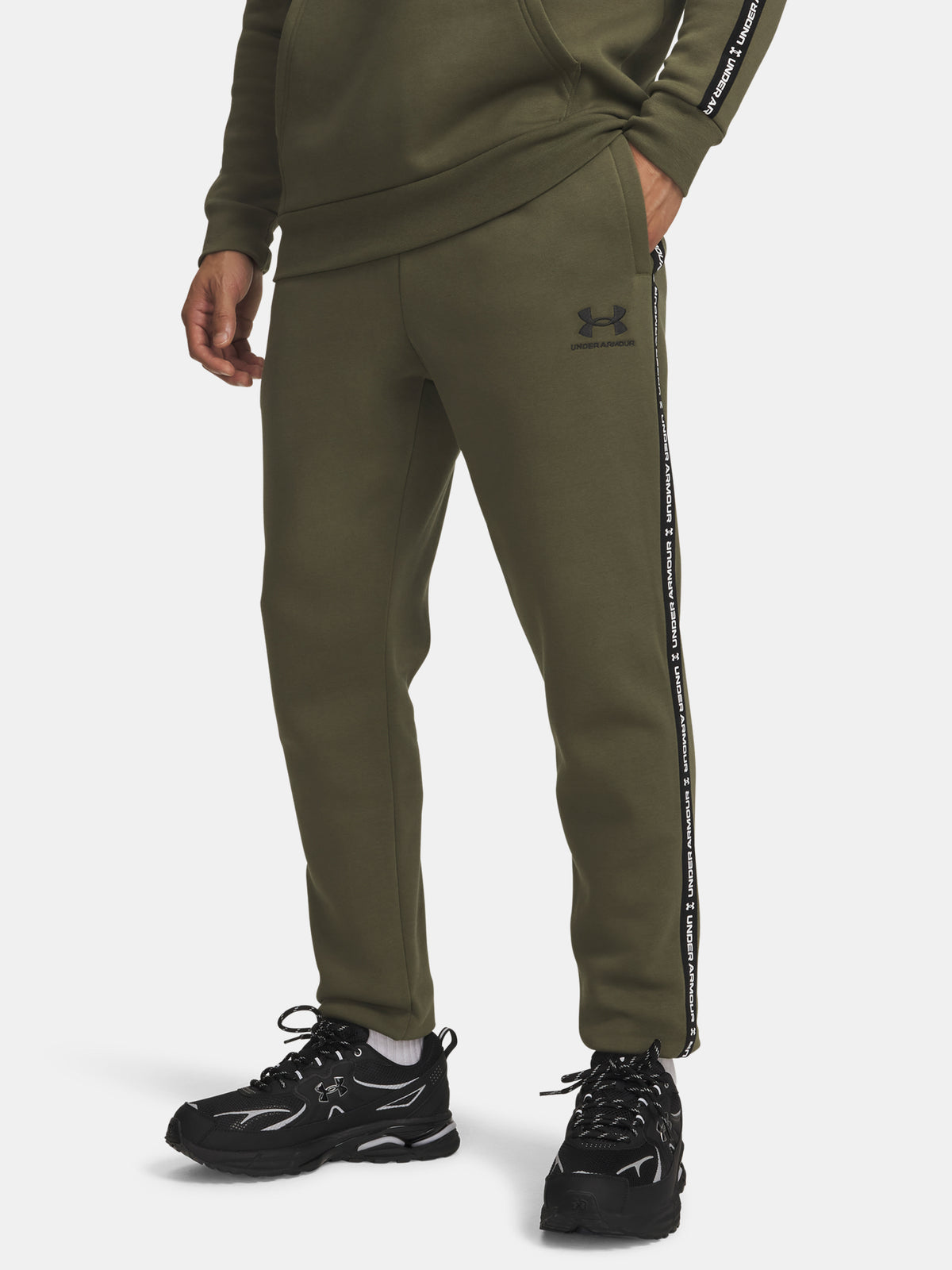 Under Armour Férfi melegítõ UA Icon Fleece Jgr Taping polár pulóver