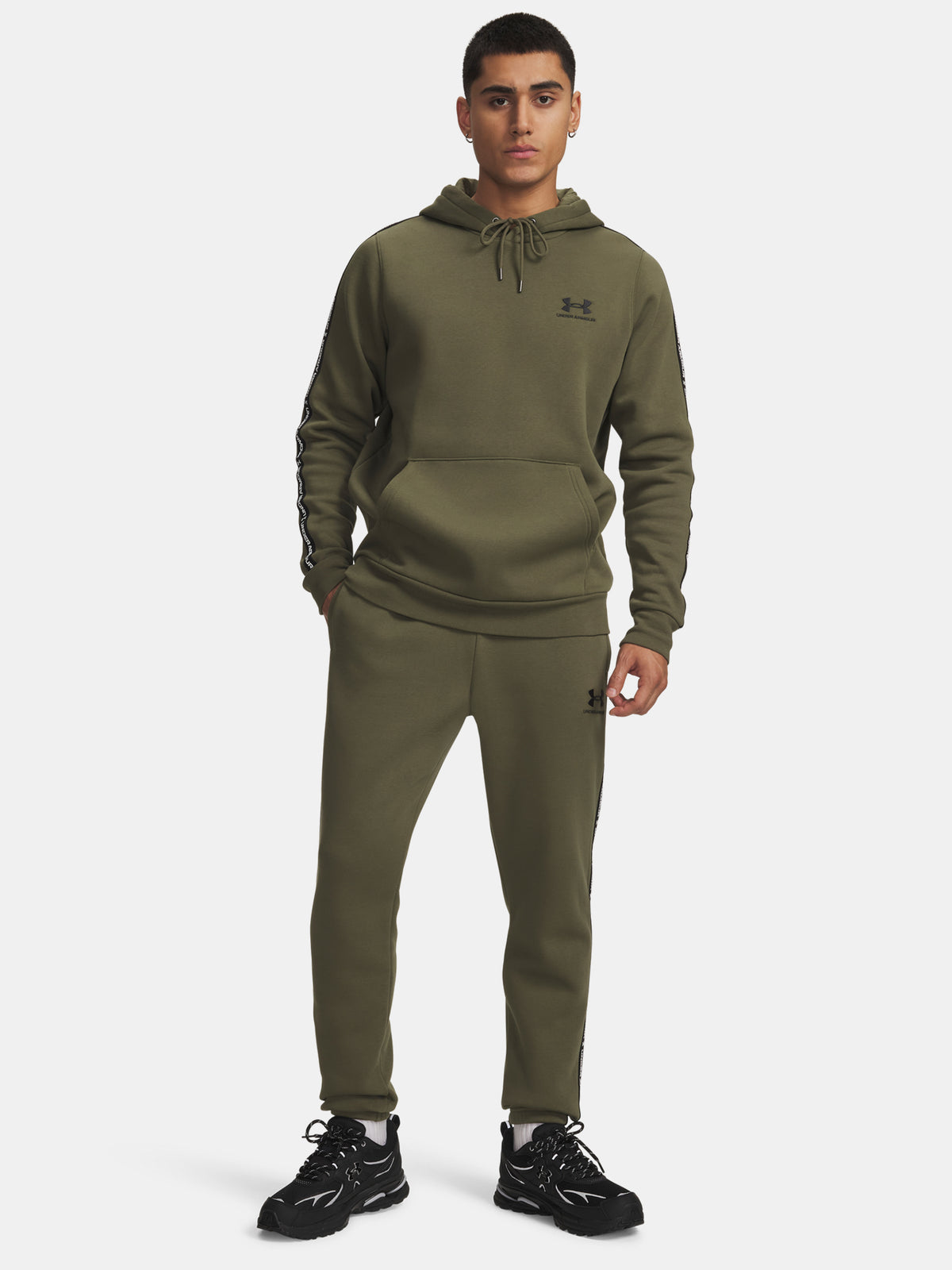 Under Armour Férfi melegítõ UA Icon Fleece Jgr Taping polár pulóver