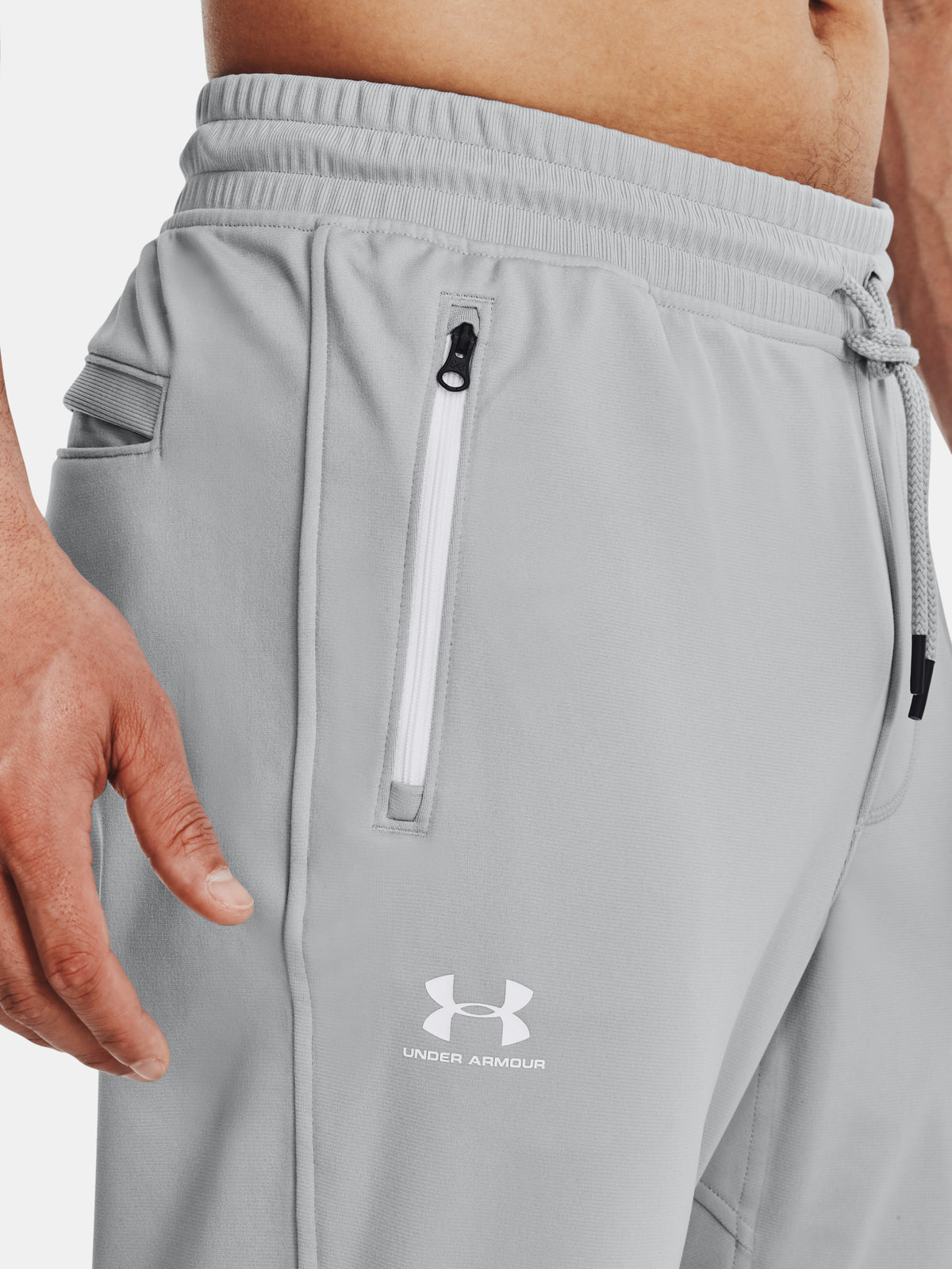 Férfi melegítõ Under Armour SPORTSTYLE TRICOT JOGGER szürke nadrág