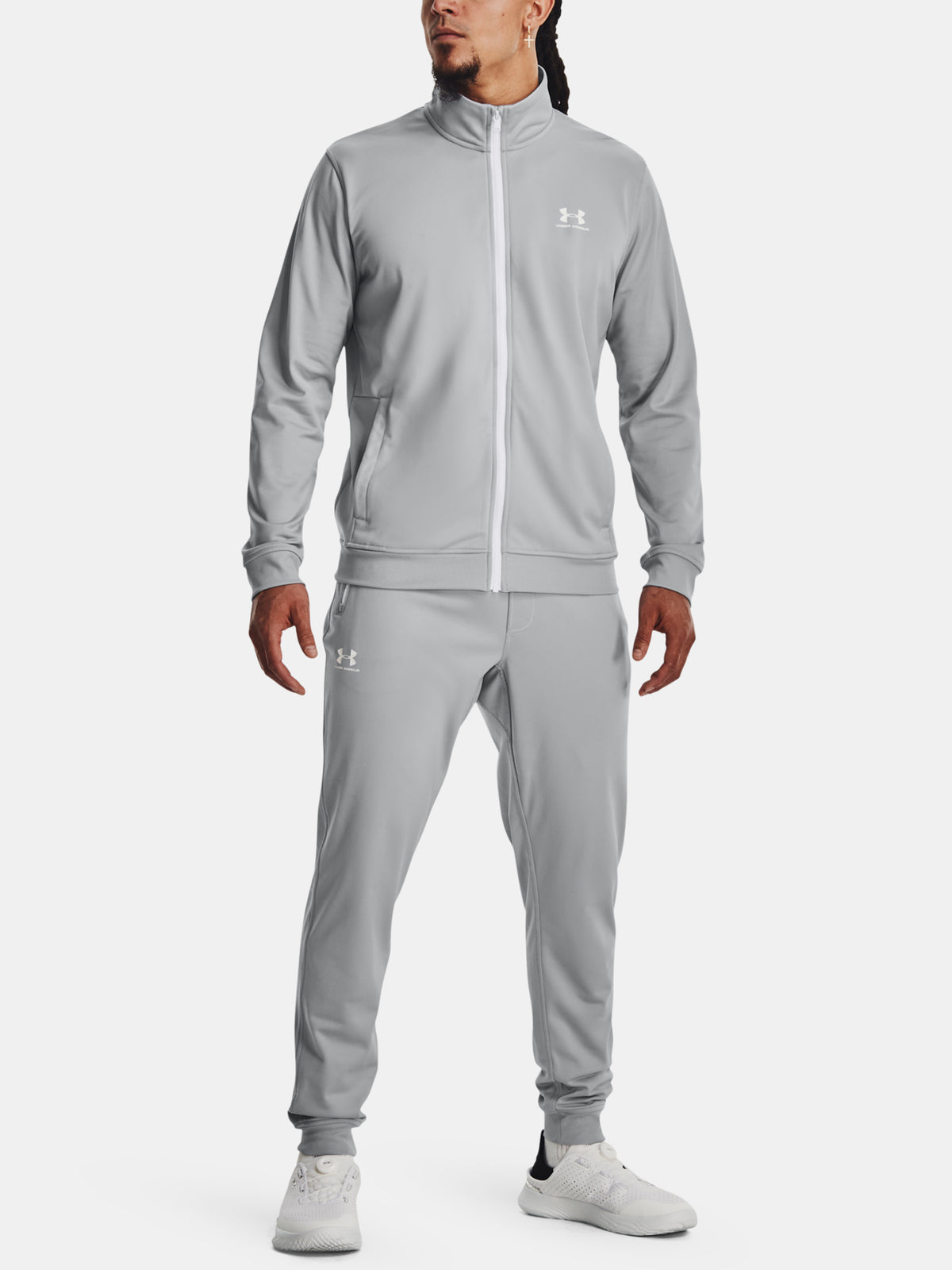 Férfi melegítõ Under Armour SPORTSTYLE TRICOT JOGGER szürke nadrág