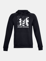 Under Armour Férfi Rival Fleece Box Logo HD fekete pulóver