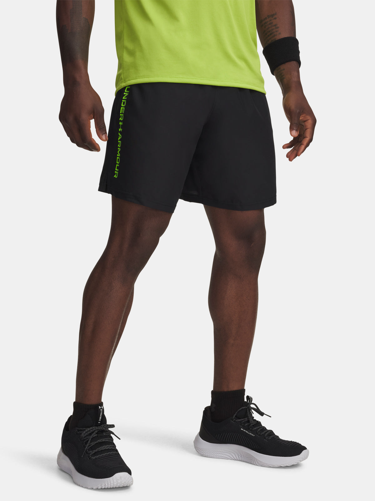 Under Armour Férfi rövidnadrág UA Tech Woven Wordmark -BLK short