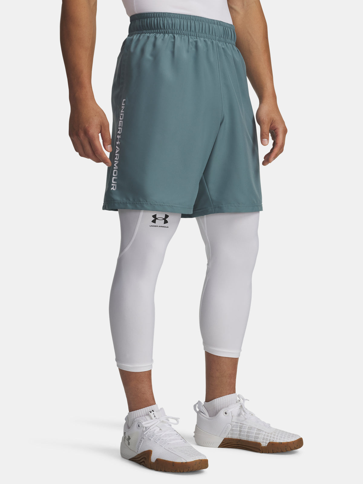 Under Armour Férfi rövidnadrág UA Tech Woven Wordmark -BLU short
