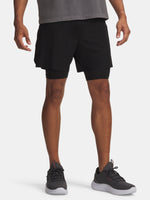 Férfi rövidnadrág Under Armour UA Vanish Elite 2in1 Short-BLK fekete nadrág