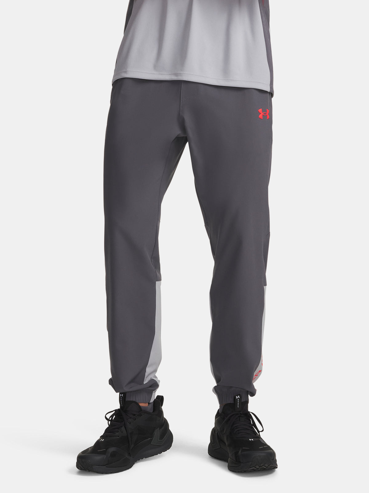 Under Armour Férfi sportnadrág UA Tech Utility Woven szürke nadrág