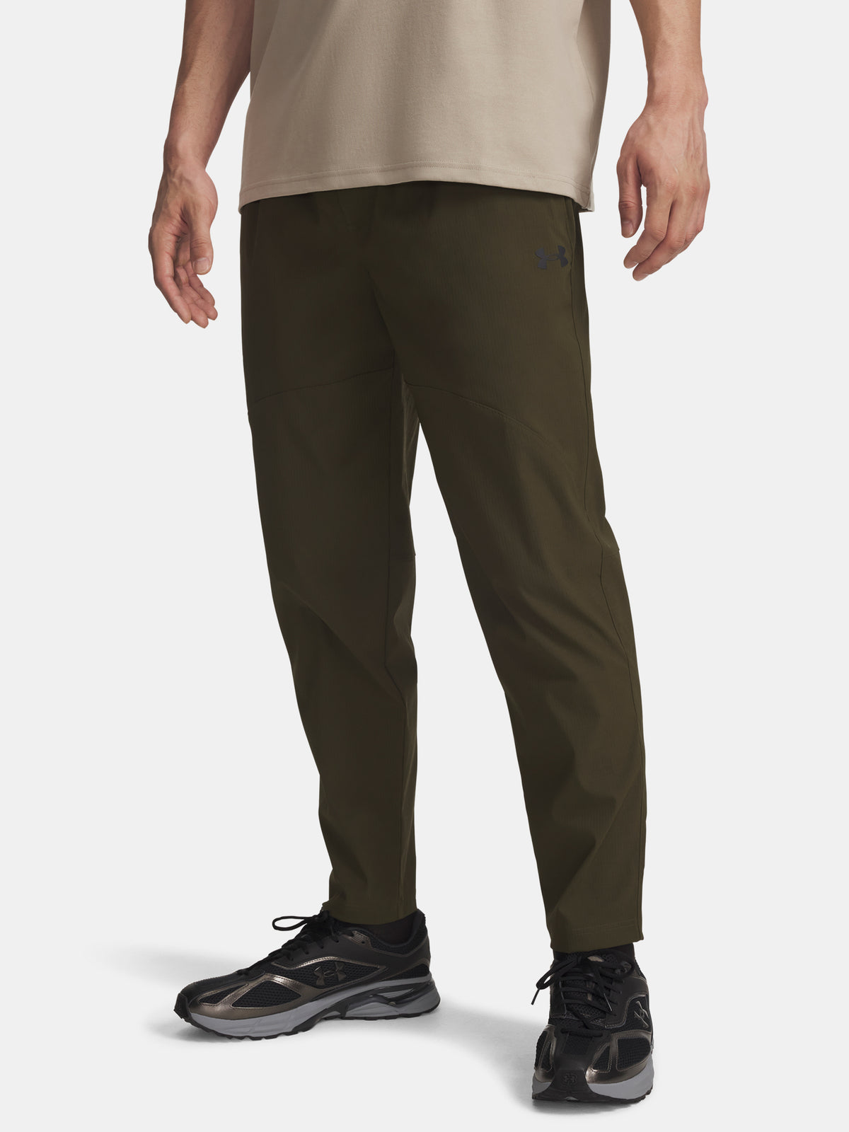 Under Armour Férfi sportnadrág UA UNSTPBLE WOVEN TX TAPER-GRN Sportmelltartó