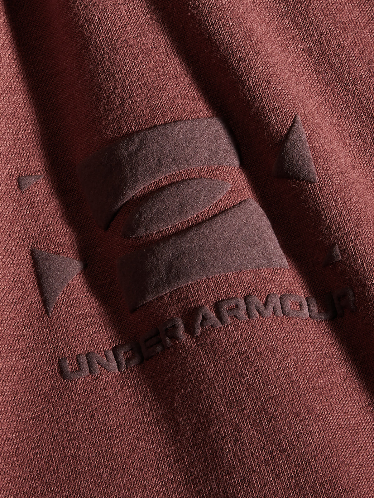 Under Armour Férfi Sportstyle Terry KO Crew bordó pulóver