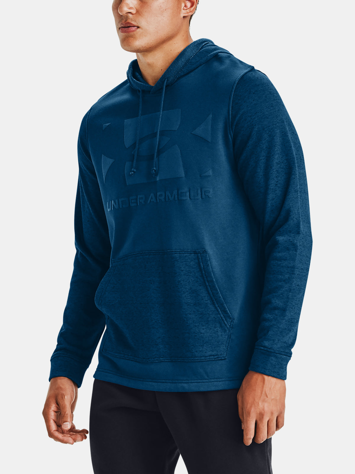 Under Armour Férfi Sportstyle Terry KO HD kék pulóver