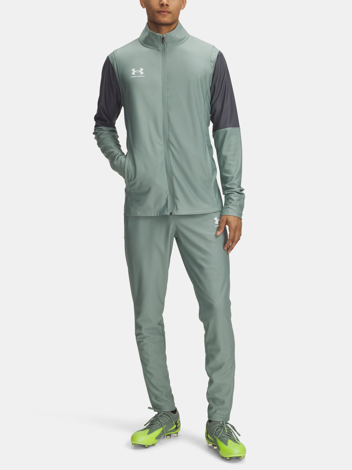Férfi szett Under Armour UA M\'s Ch. Tracksuit zöld melegítő