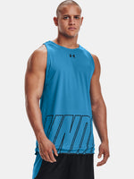 Under Armour Férfi trikó UA BASELINE REVERSIBLE TANK kék atléta