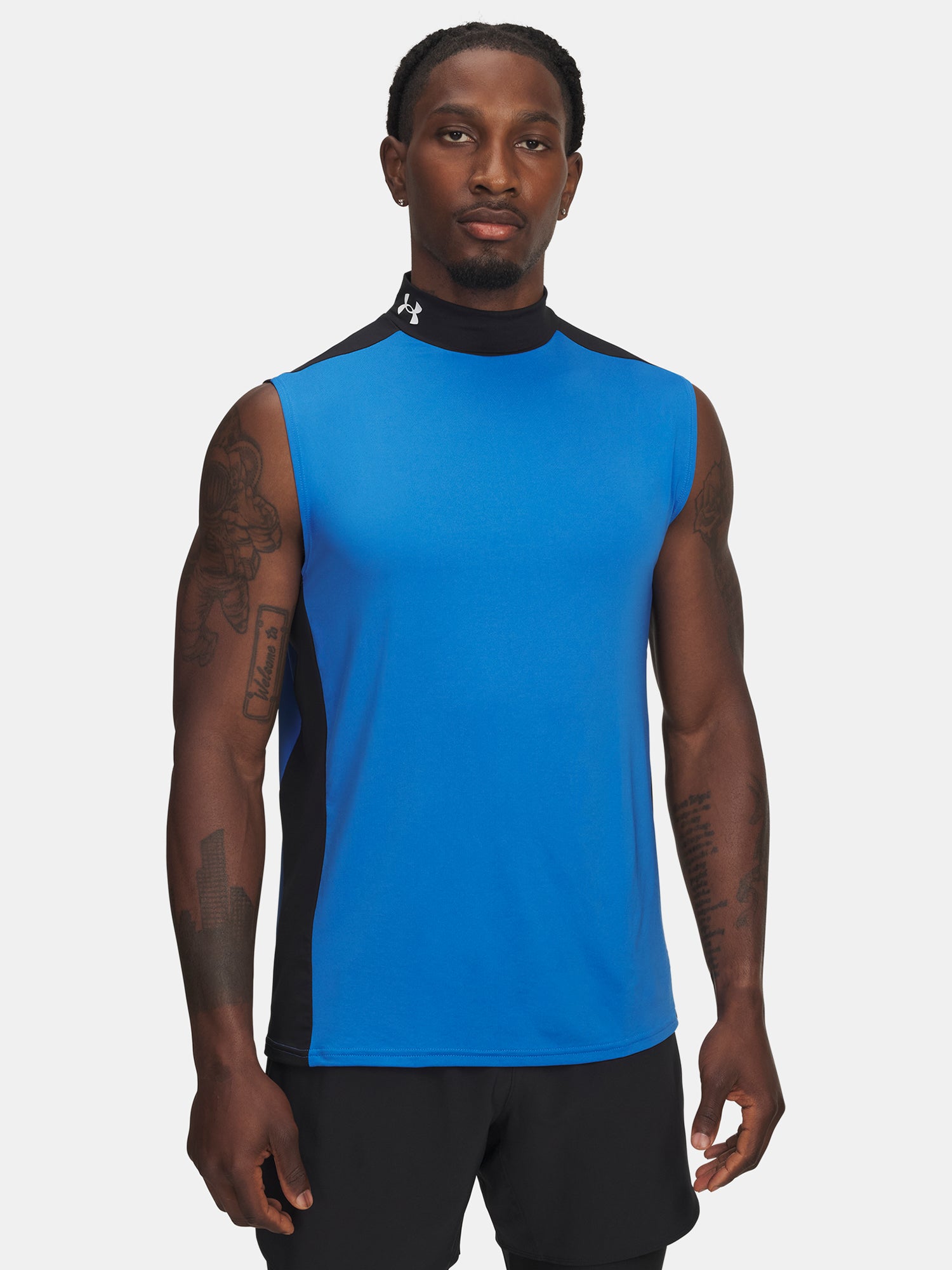 Under Armour Férfi trikó UA HG Wordmark SL-BLU kiegészítő