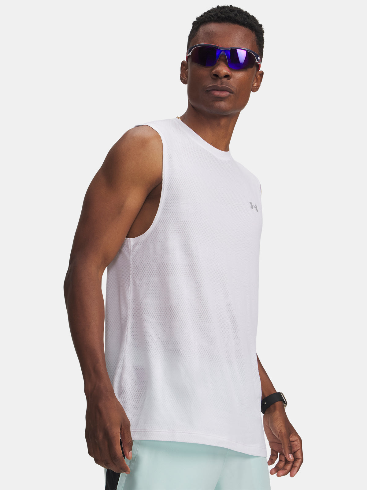 Férfi trikó Under Armour UA Velociti Tank-WHT