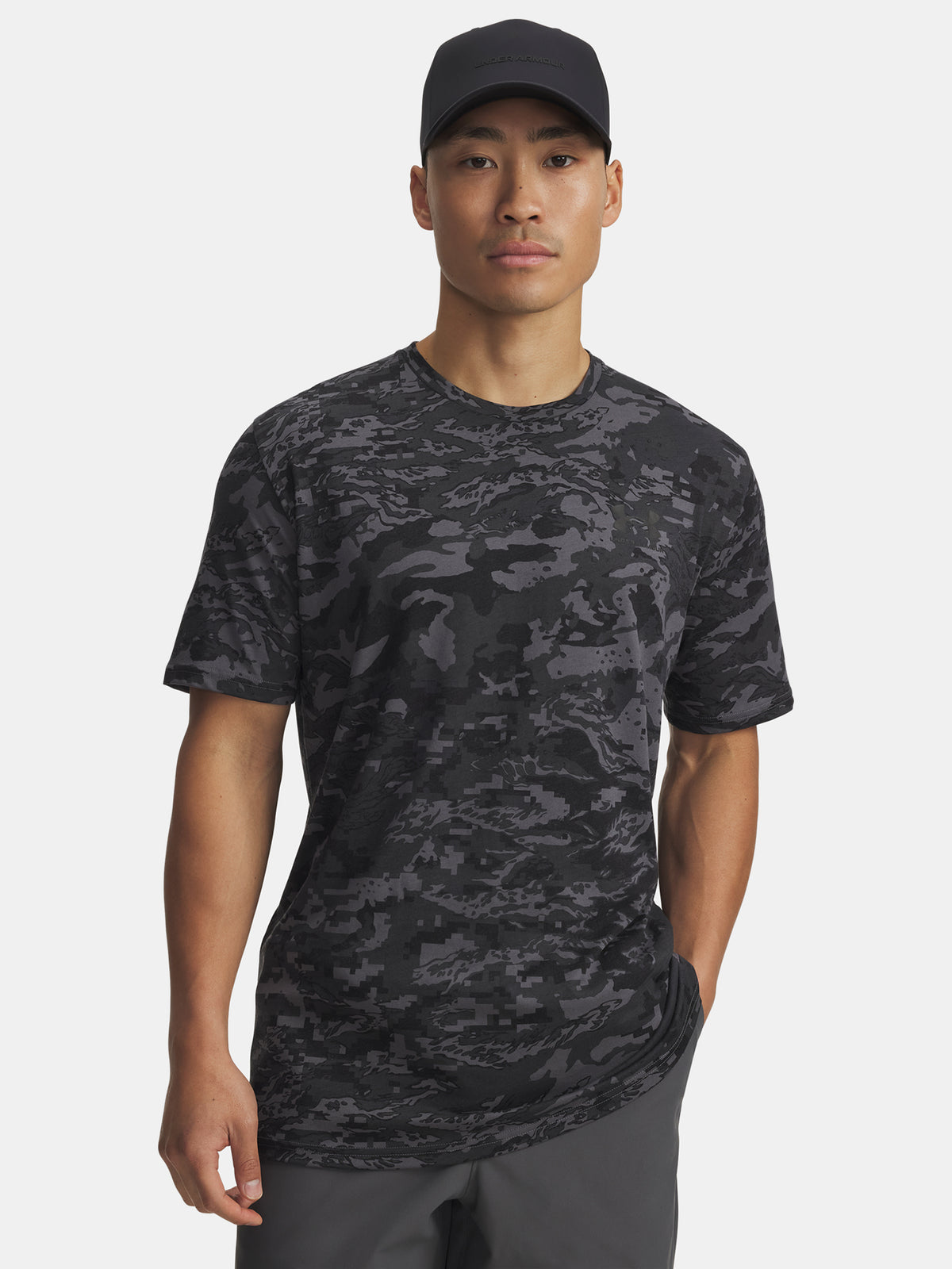 Under Armour Férfi UA ABC CAMO SS-GRY póló