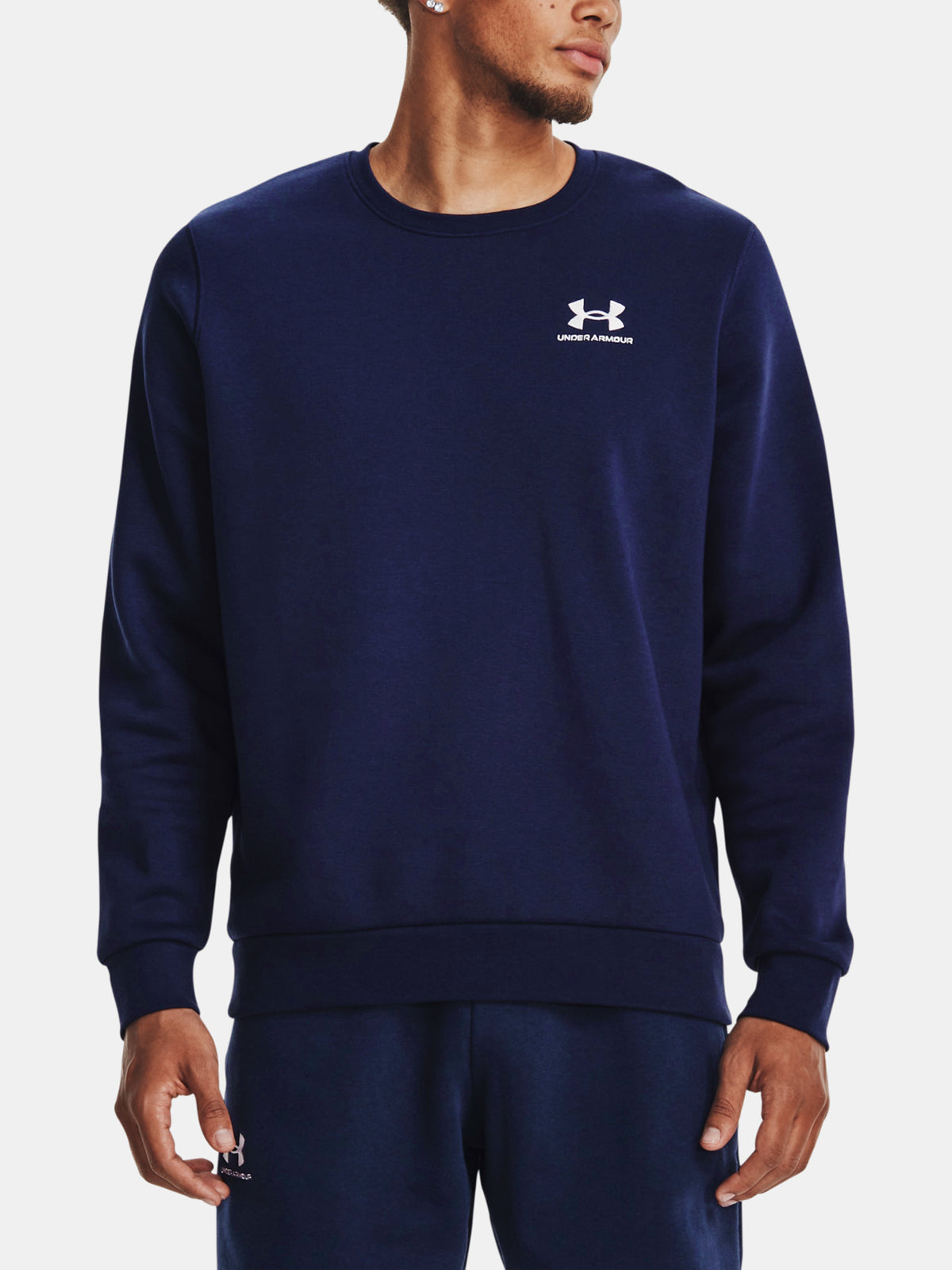 Under Armour Férfi UA Essential Fleece Crew Kapucnis pulóver