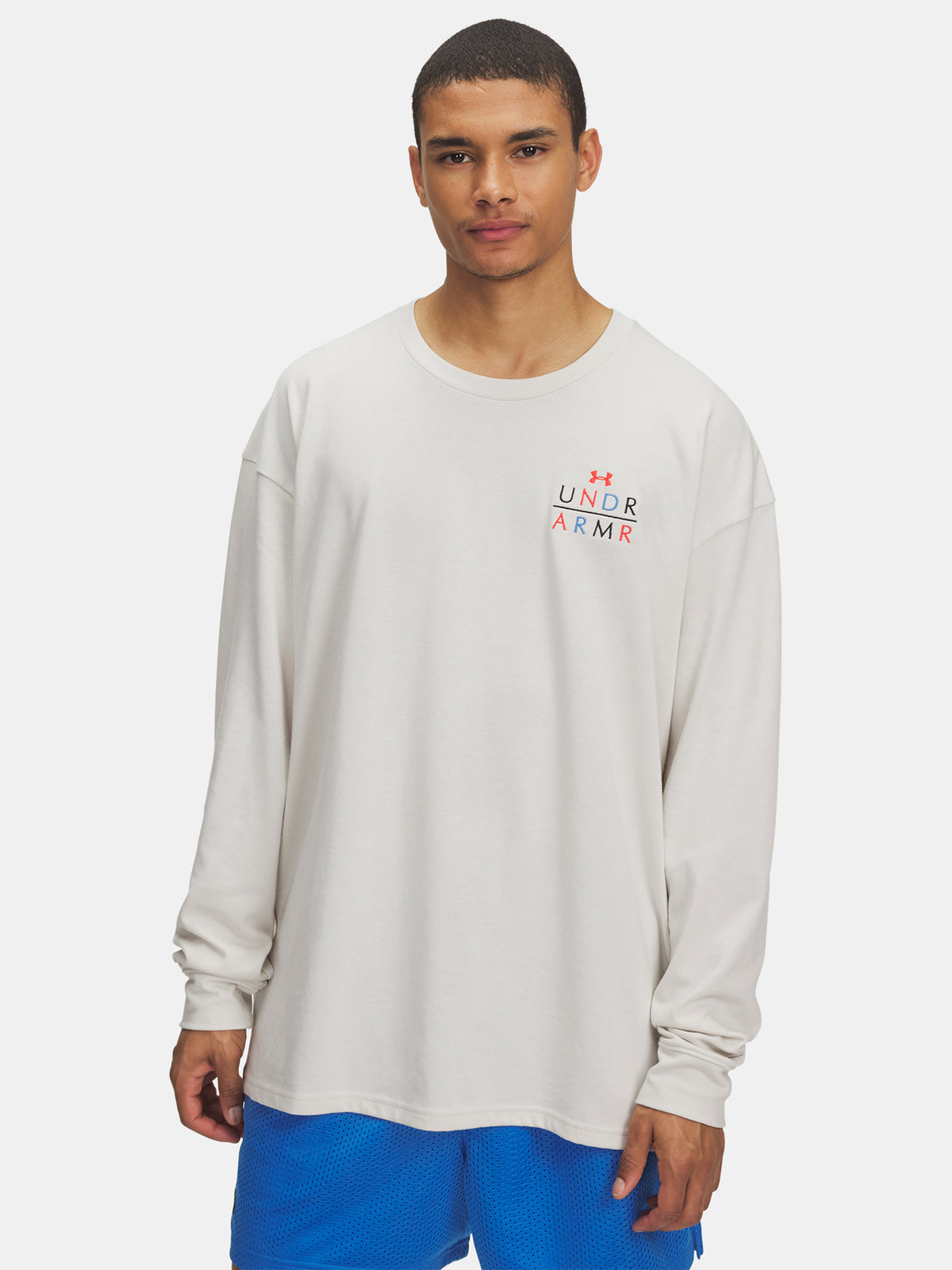 Under Armour Férfi UA HWT MODERN SPORT OS LS-WHT Hosszú ujjú póló