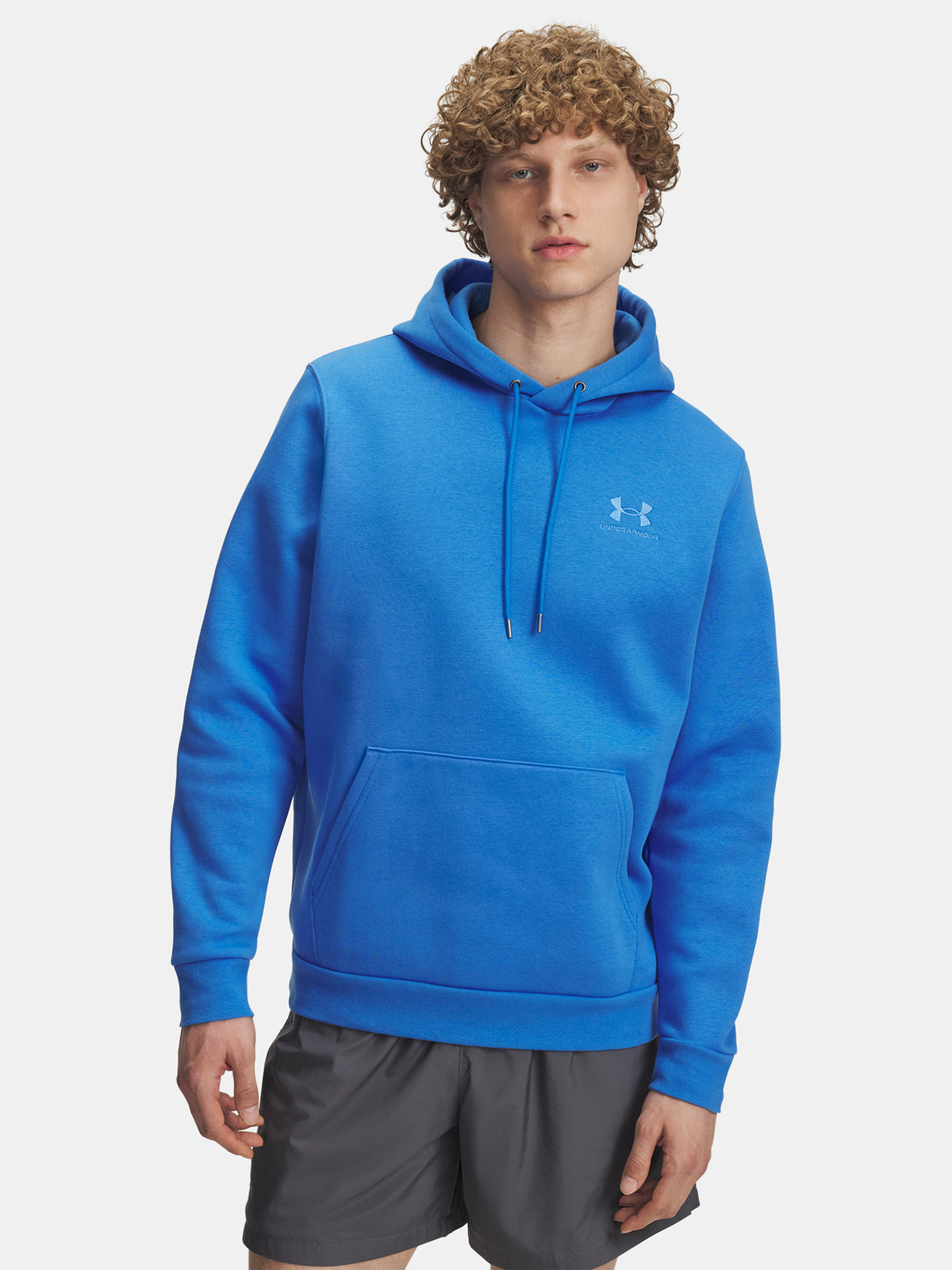 Under Armour Férfi UA Icon Fleece Hoodie-BLU Kapucnis pulóver