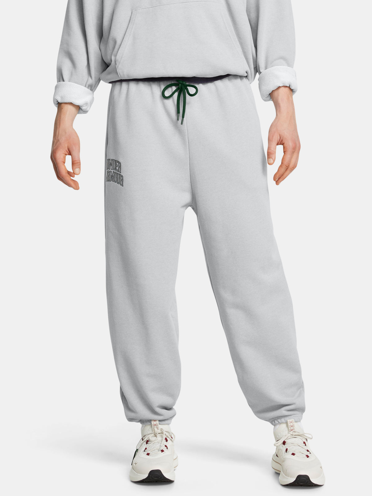 Under Armour Férfi UA Icon HWT Terry OS sportnadrág nadrág, szürke