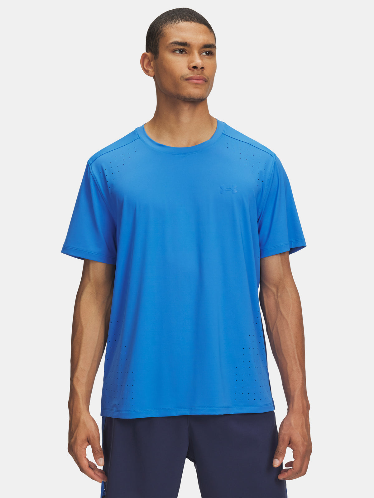 Under Armour Férfi UA LAUNCH ELITE SHORTSLEEVE-BLU póló