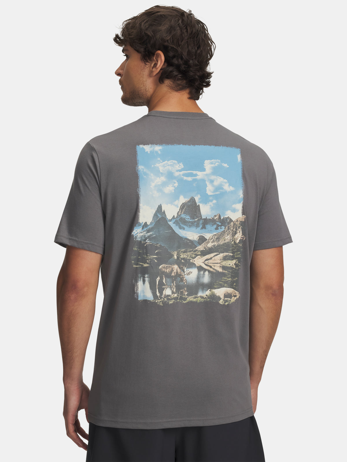 Under Armour Férfi UA M MOUNTAIN PHOTOREAL SS póló