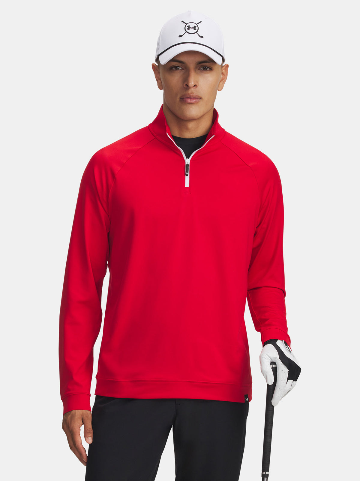 Under Armour Férfi UA Midlayer QZ LB- piros pulóver