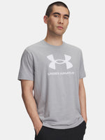 Under Armour Férfi UA SPORTSTYLE LOGO UPDATE SS-GRY szürke póló