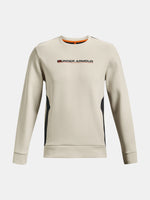 Under Armour Férfi UA SUMMIT KNIT CREW barna pulóver