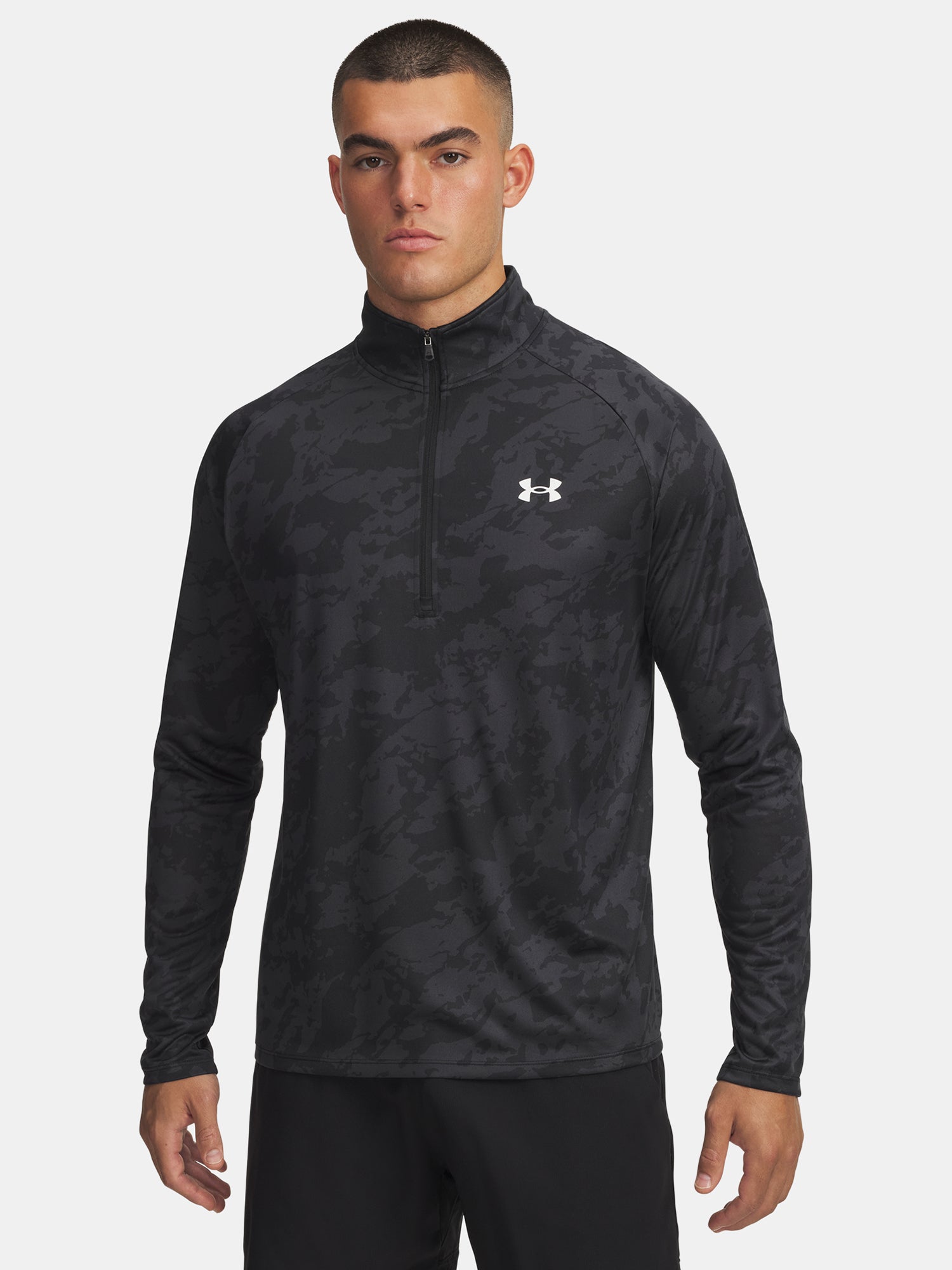 Under Armour Férfi UA Tech 2.0 1/2 Zip-BLK Pulóver 1328495-007