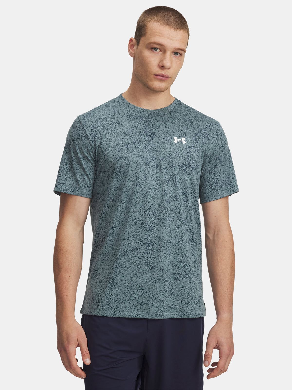 Under Armour Férfi UA Tech Pixelate-BLU póló