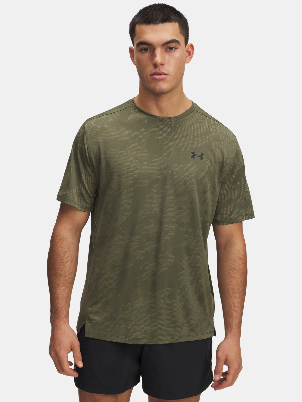 Under Armour Férfi UA Tech Vent Jcqrd SS zöld póló