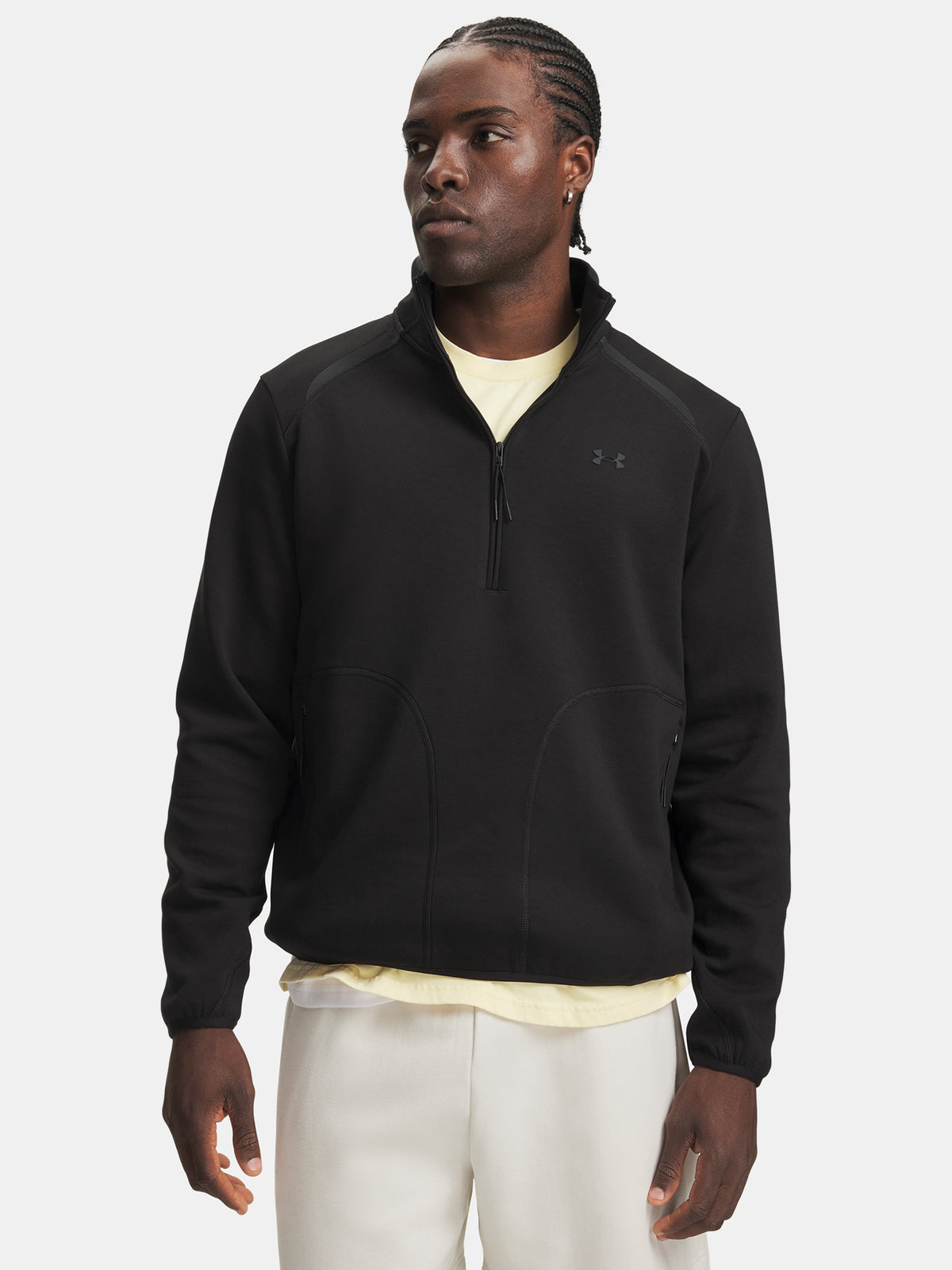 Under Armour Férfi UA Unstoppable Flc 1/2 Zip pulóver pulóver