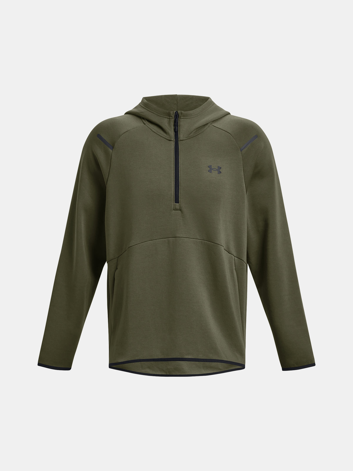 Under Armour Férfi UA Unstoppable Flc Kapucnis pulóver zöld
