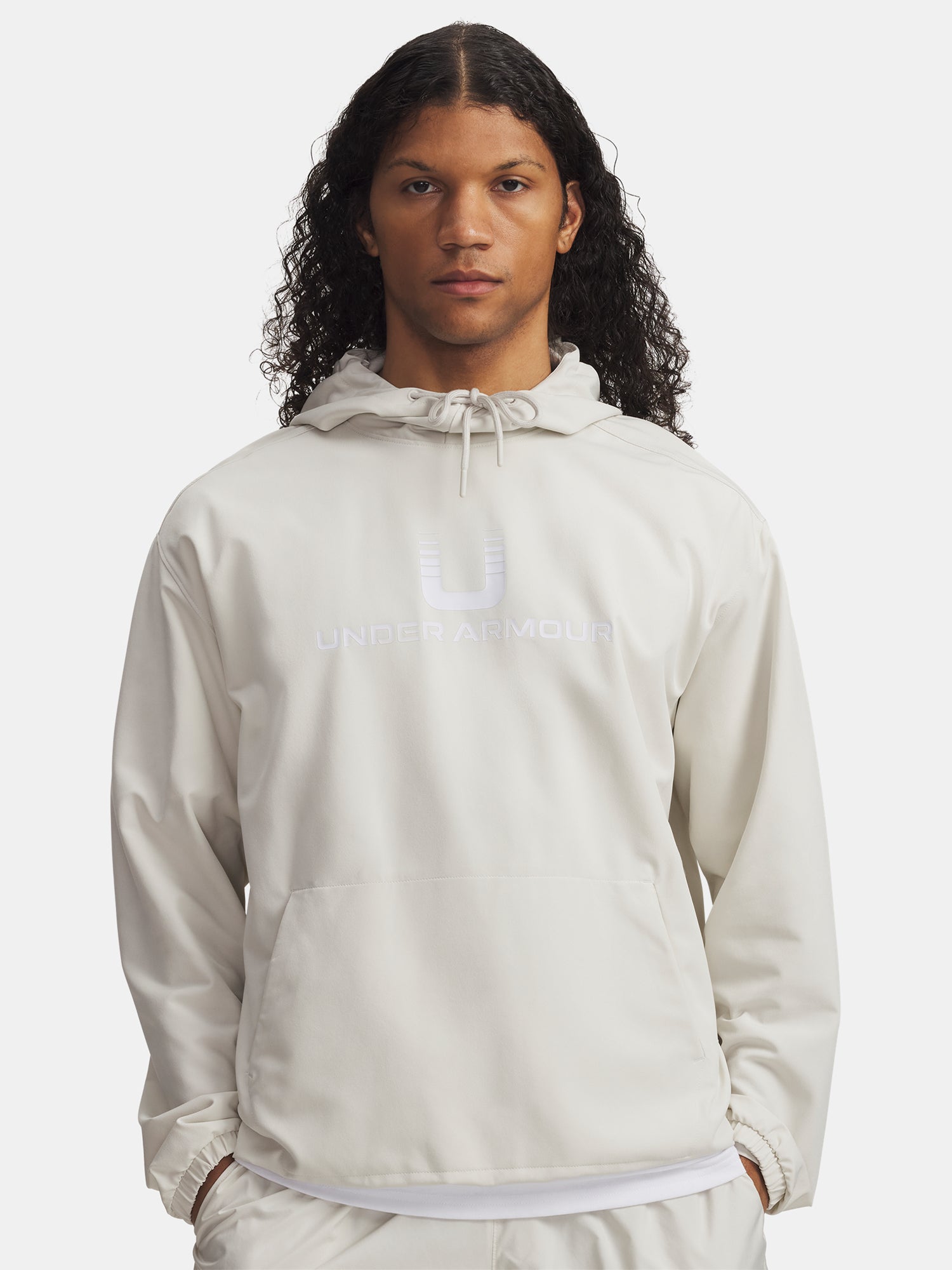 Under Armour Férfi UA Unstoppable Wvn Hoodie-WHT kabát kapucnis pulóver