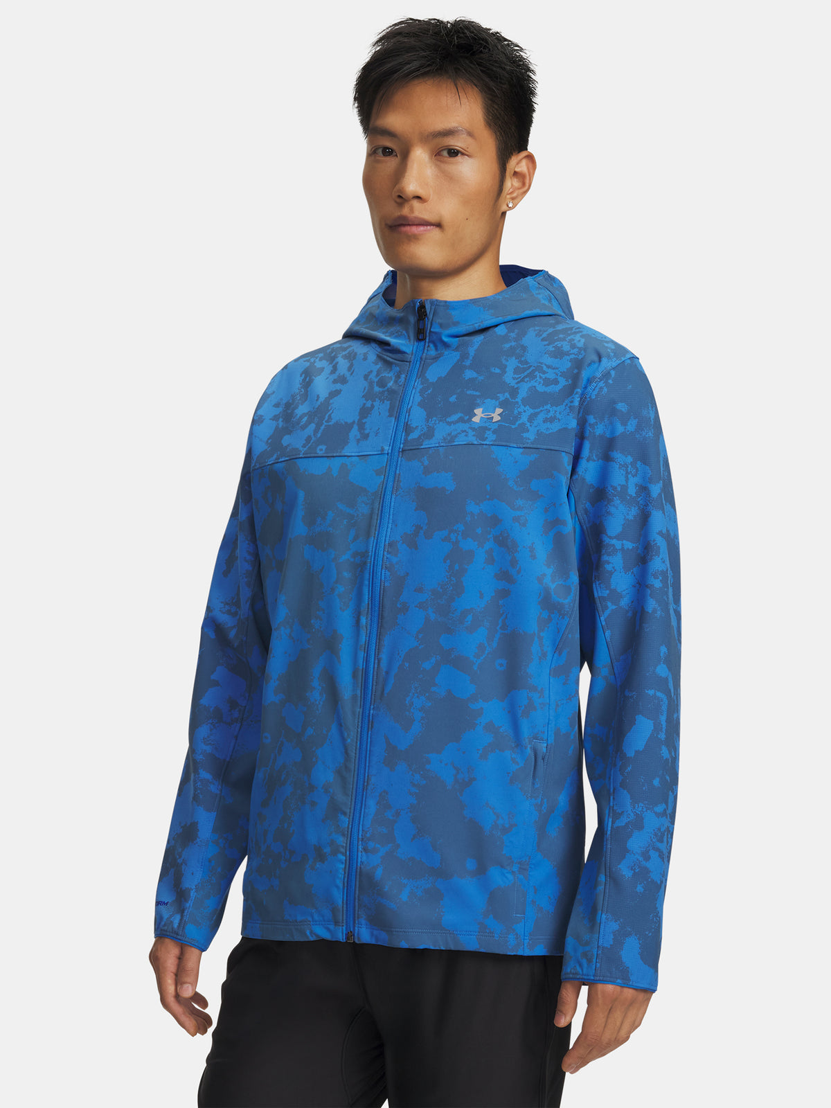 Under Armour Férfi UA Velociti Pro Storm Jacket-BLU Kapucnis pulóver