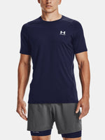 Férfi Under Armour HG Armour Fitted SS kék póló