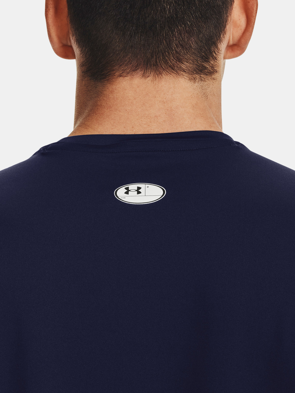 Férfi Under Armour HG Armour Fitted SS kék póló