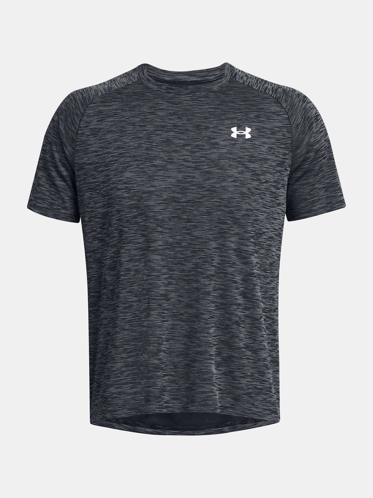 Férfi Under Armour UA Tech Textured SS-BLK szürke póló