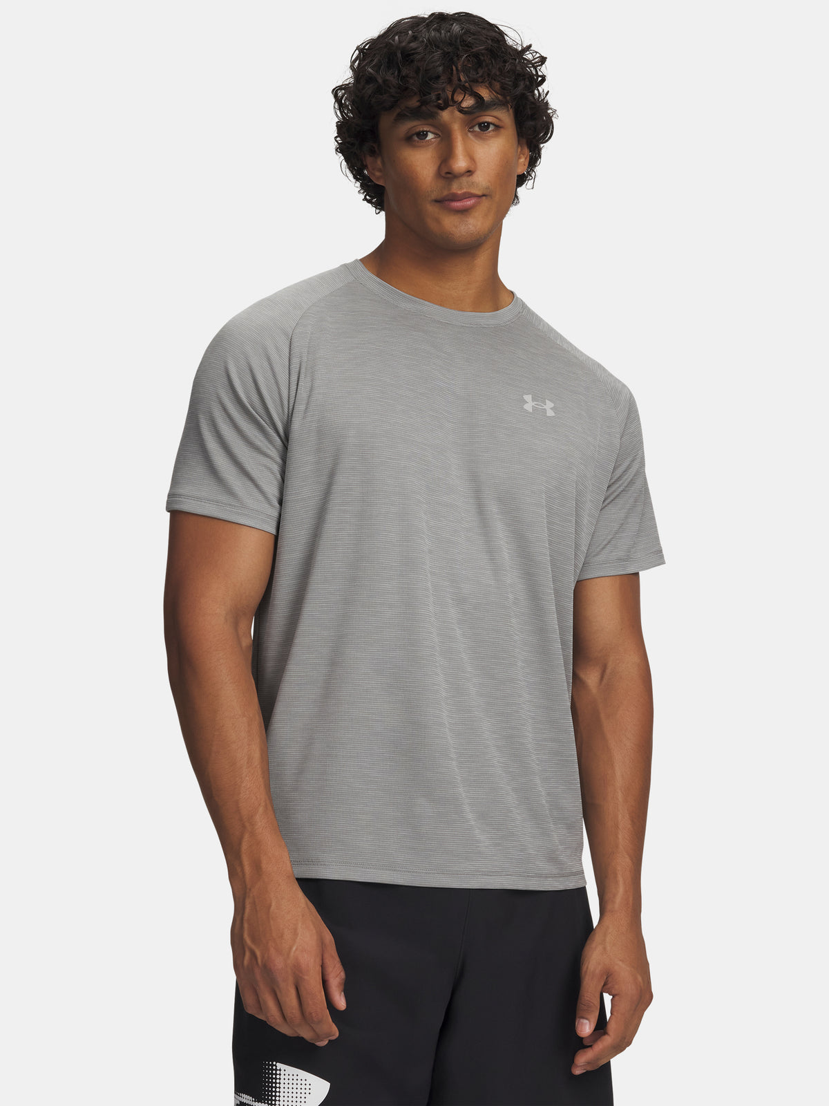 Férfi Under Armour UA Tech Textured SS zöld póló