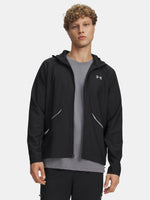Férfi Under Armour UA Unstoppable Woven Jacket-BLK fekete kabát