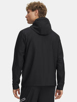 Férfi Under Armour UA Unstoppable Woven Jacket-BLK fekete kabát
