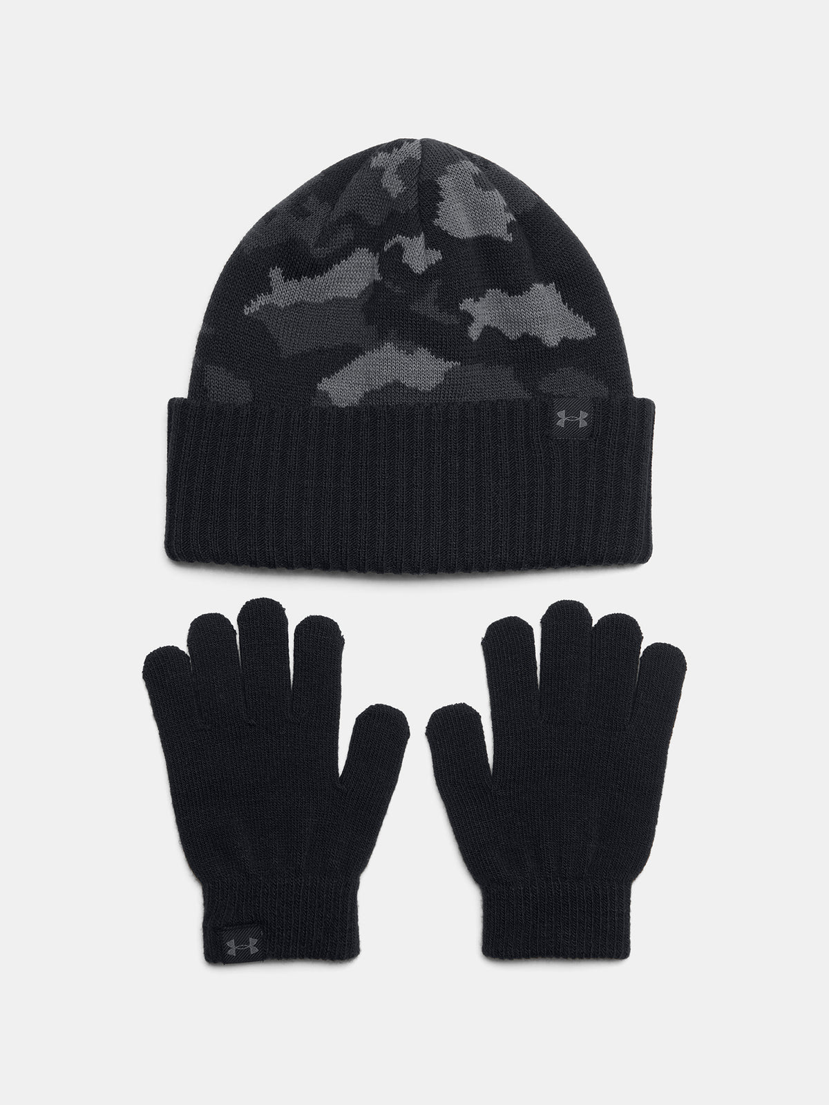 Under Armour Fiú B / Combo-BLK Kötött sapka + kesztyű