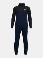 Under Armour Fiú szett UA CB Knit Track Suit Melegítő kék