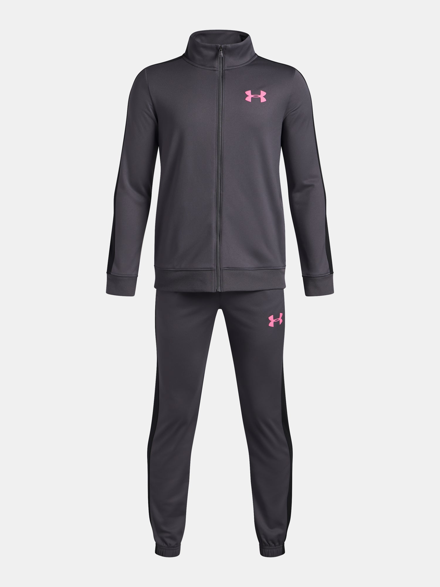 Under Armour Fiú szett UA Rival Knit Track Suit-GRY Melegítő