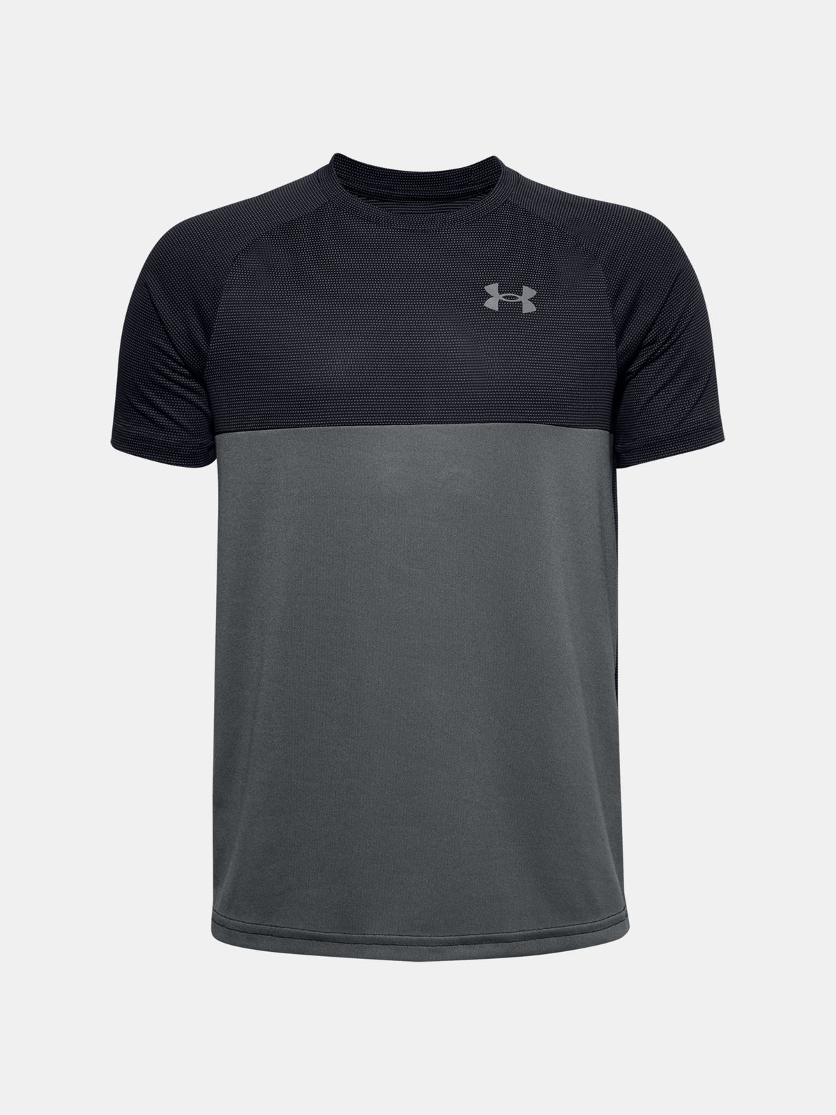 Under Armour Fiú TECH COLORBLOCK SS fekete póló