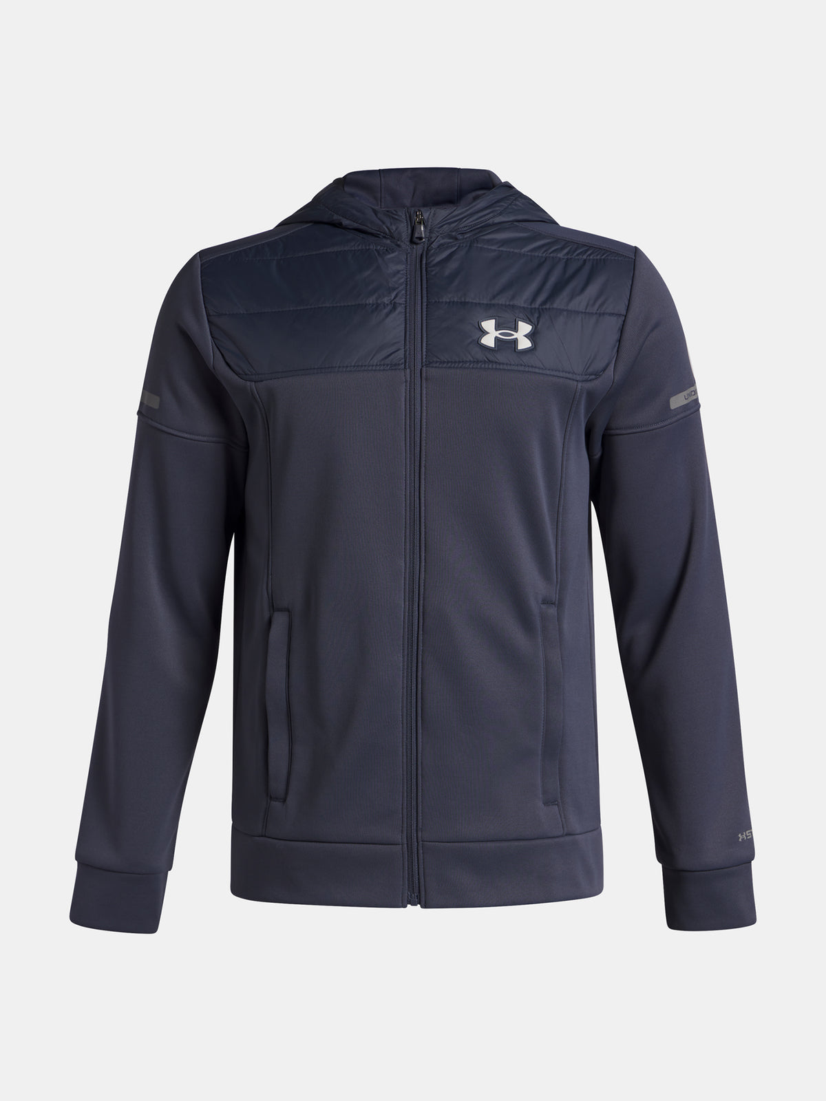 Under Armour Fiú UA Armour Flc Pro Utility FZ-GRY Kapucnis pulóver