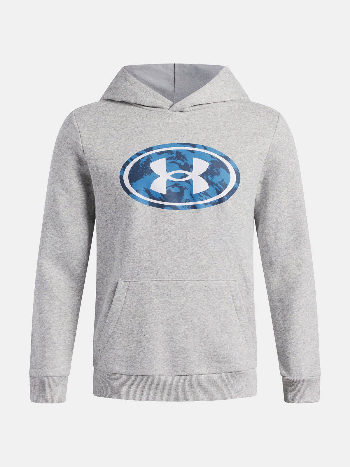Under Armour Fiú UA B RIVAL FLC KEY PT FIL HD szürke pulóver