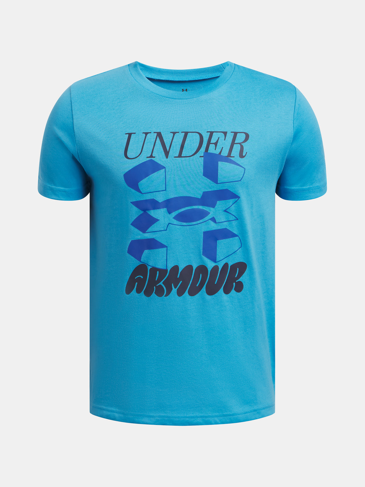 Under Armour Fiú UA B SPLIT BIG LOGO SS póló