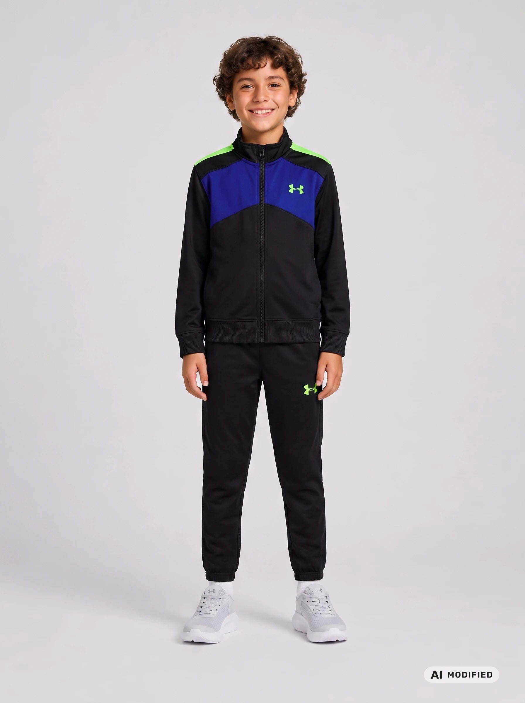 Under Armour Fiú UA COLORBLOCK TRACK SET szett melegítő szett